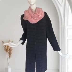 Chiaramente Chic Black Blazer Coat M